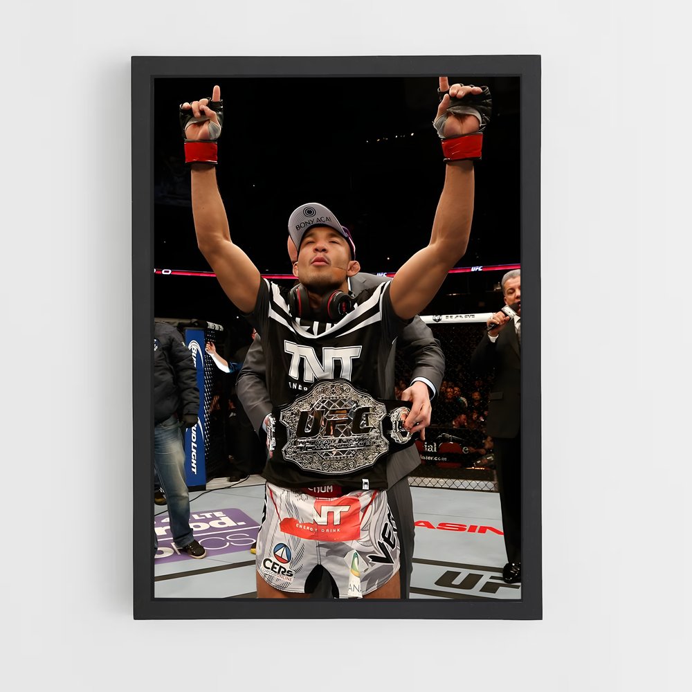 Poster La Victoire d'Aldo – affiche MMA (vue 2)